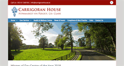 Desktop Screenshot of carrigoranhouse.ie
