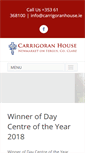 Mobile Screenshot of carrigoranhouse.ie